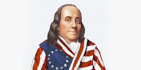 Famous Bathers: Benjamin Franklin